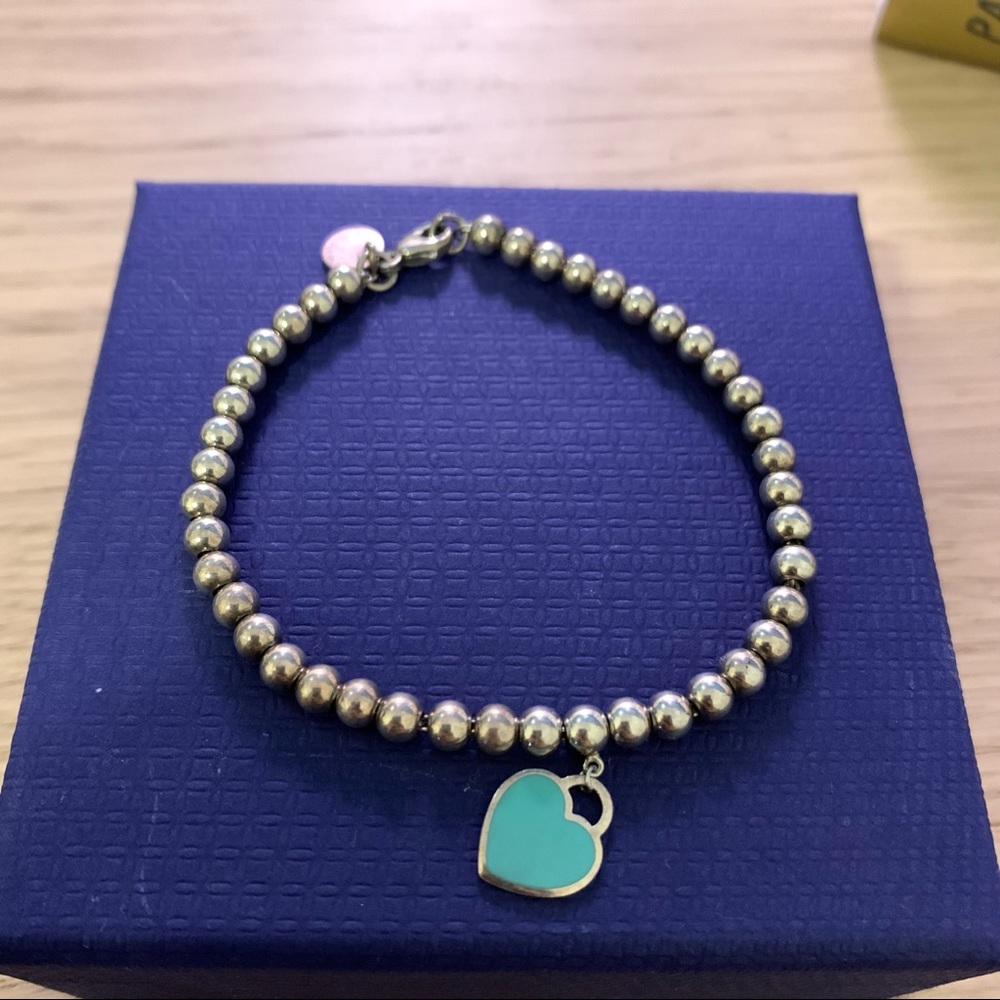 Return to Tiffany Heart Tag Bead Bracelet